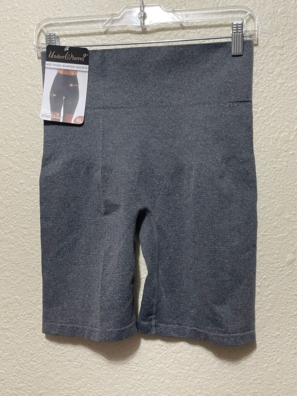 Under Where? Women's Gray Shapewear Long Panty. NWT. Size XL.